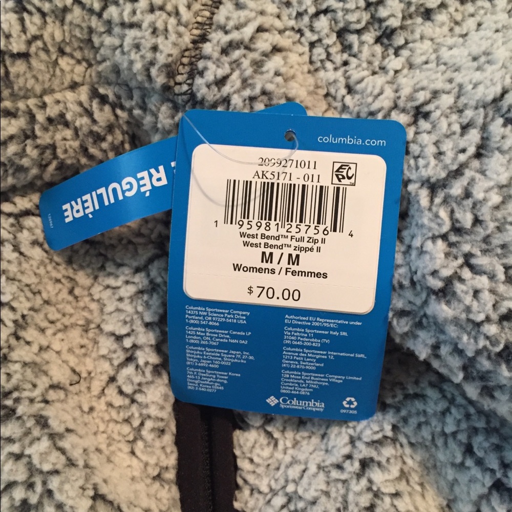 NWT Columbia Sherpa Fleece - Picture 8 of 9